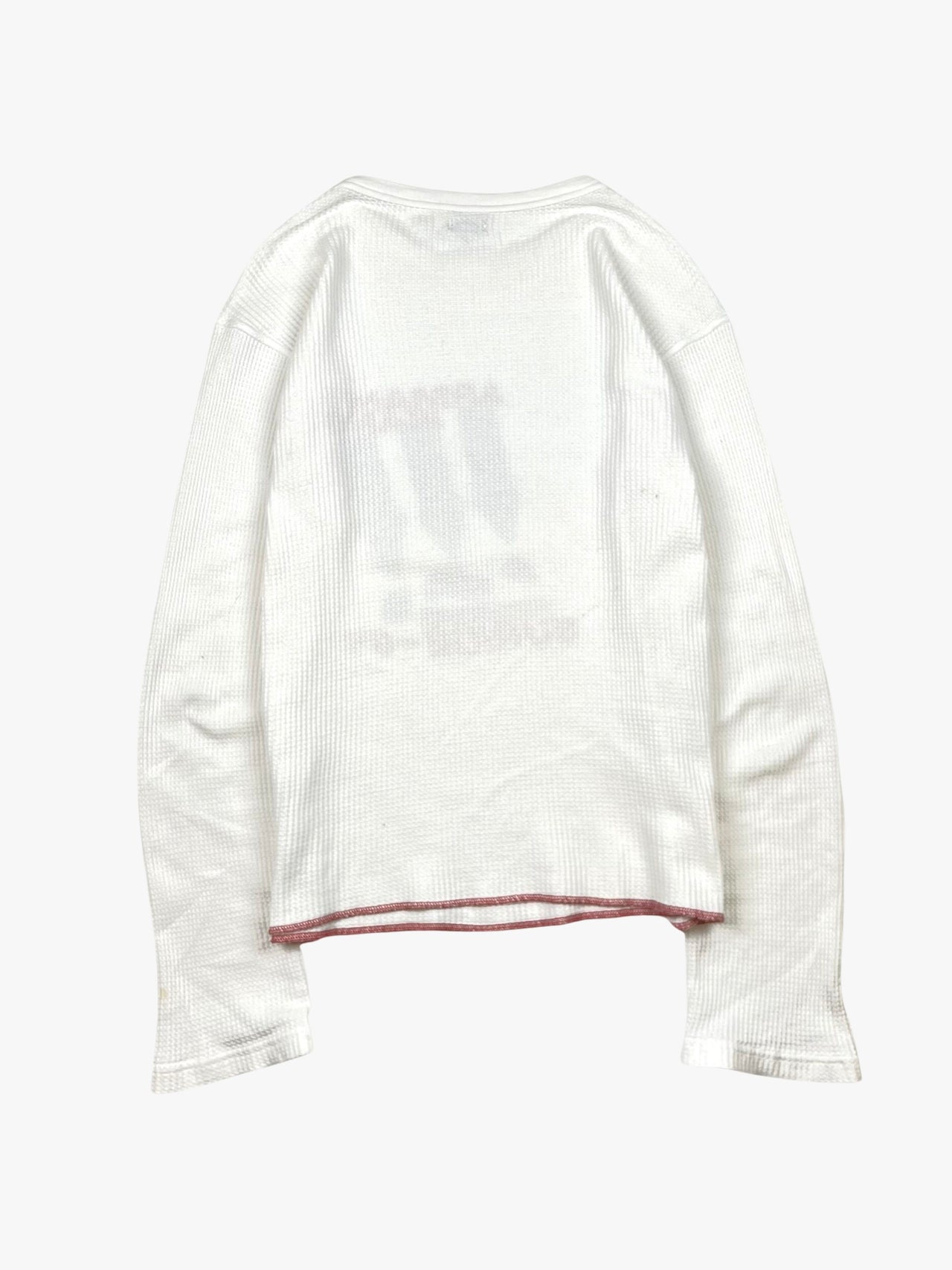 2000s Women's Armani Jeans Thermal Long-sleeve Shirt