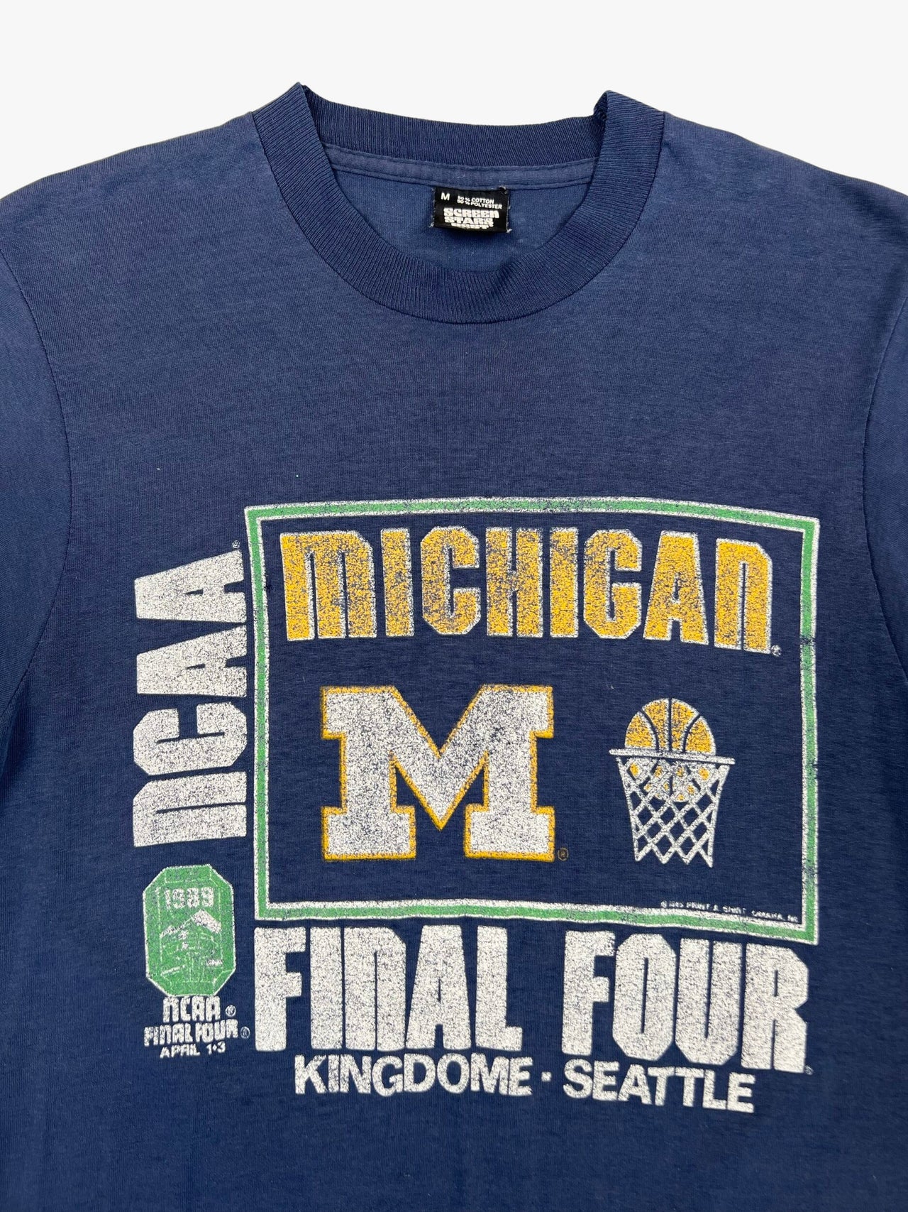 1989 NCAA Michigan Final Four T-Shirt