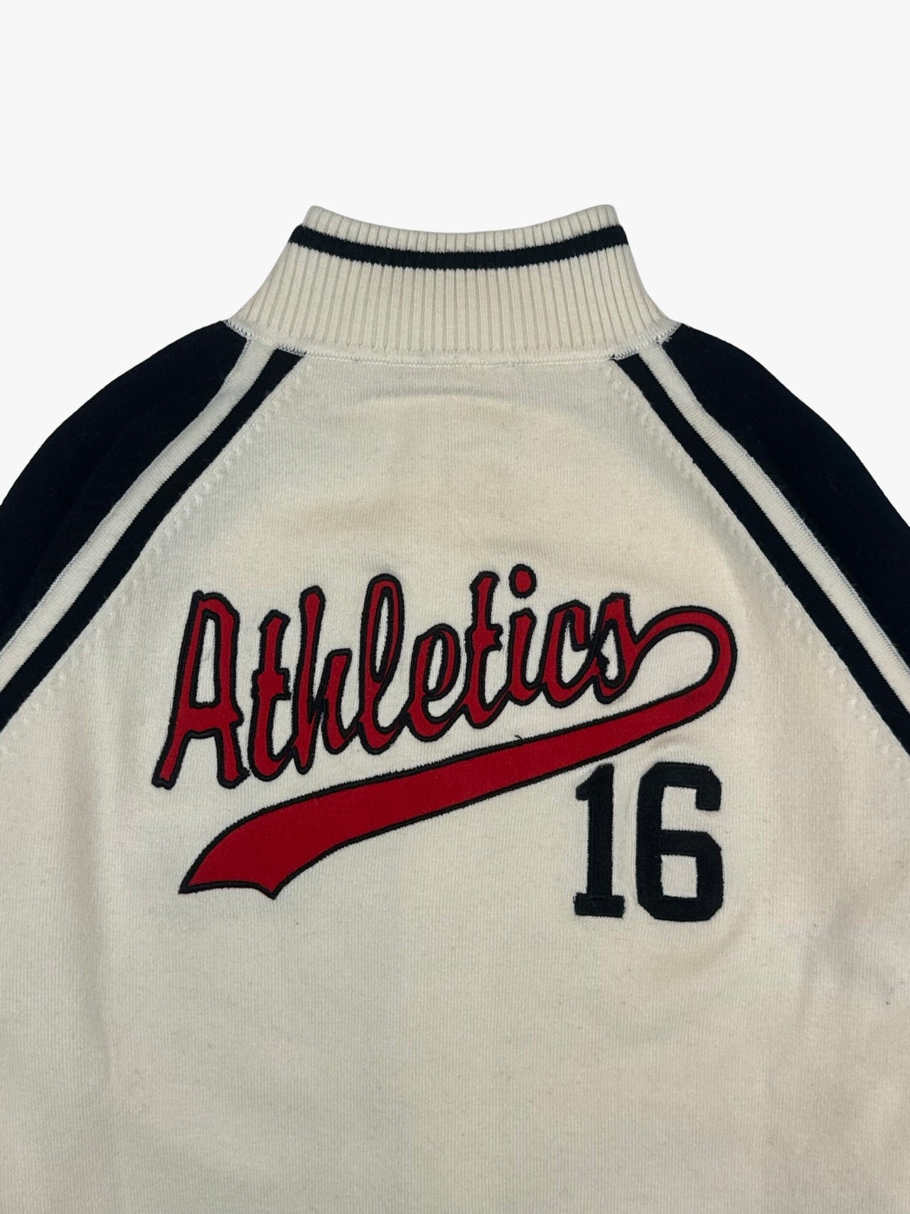 Vintage University Full Zip Knit Sweater
