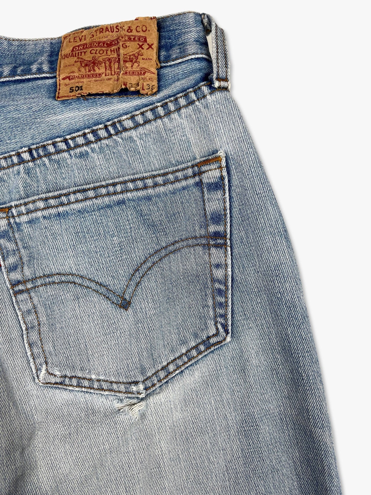 1980s Levi's 501 Straight Leg Jeans