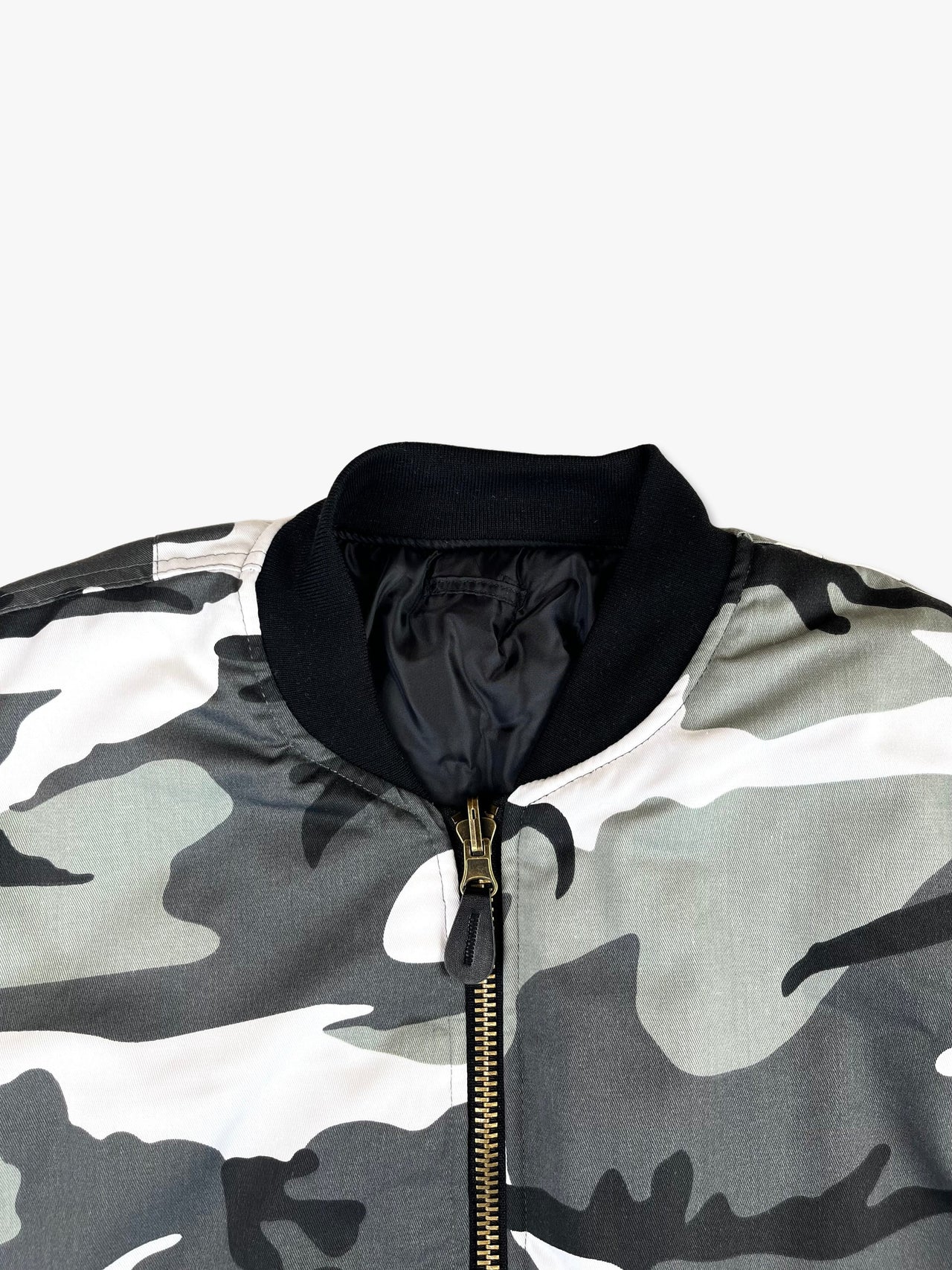 Winter Camo MA-1 Bomber Jacket