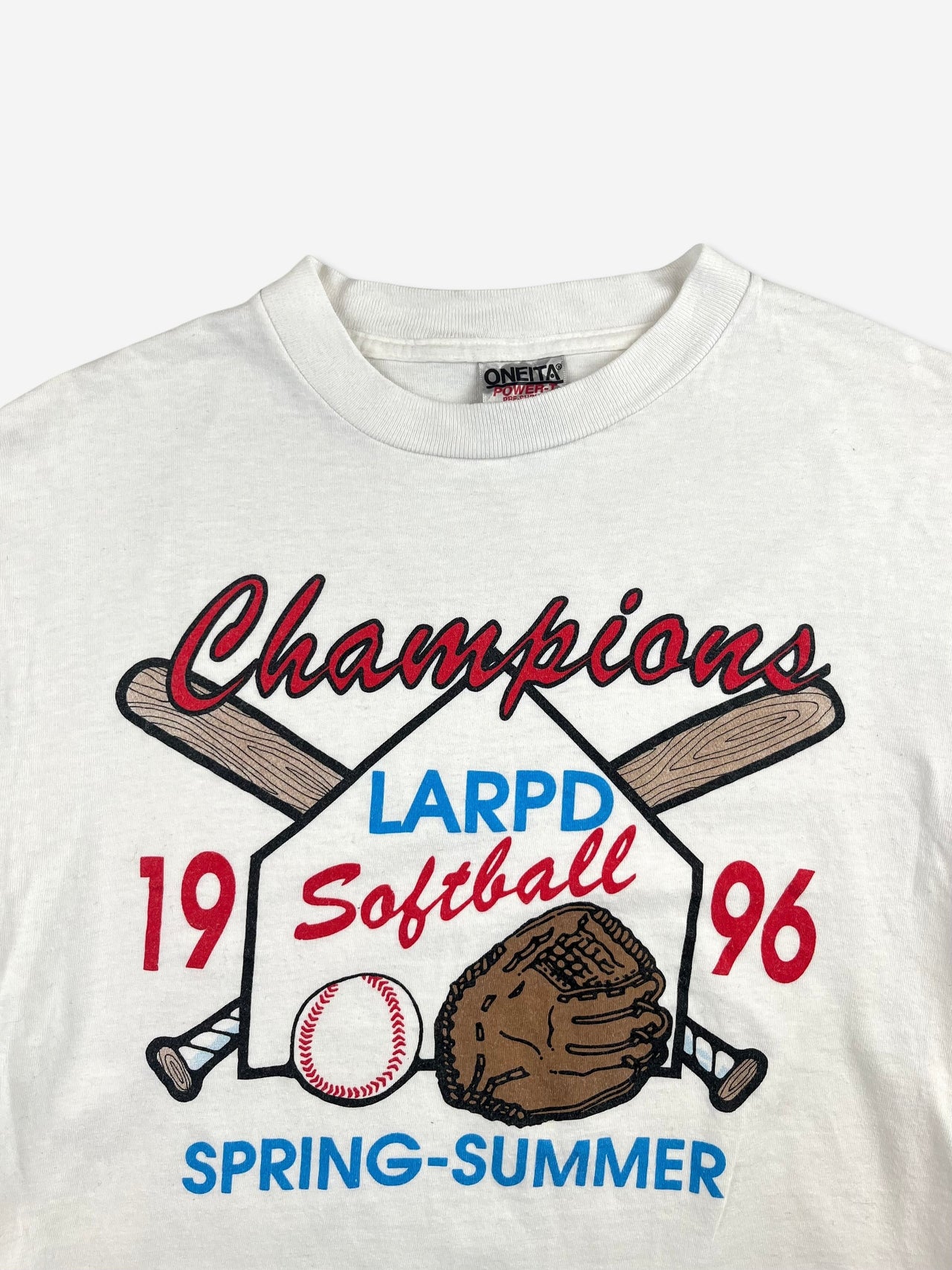 1996 LARPD Softball Championship T-Shirt